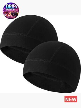 Cotton Spandex Skull Caps Helmet Liner Breathable Sleep Hat Running Cap